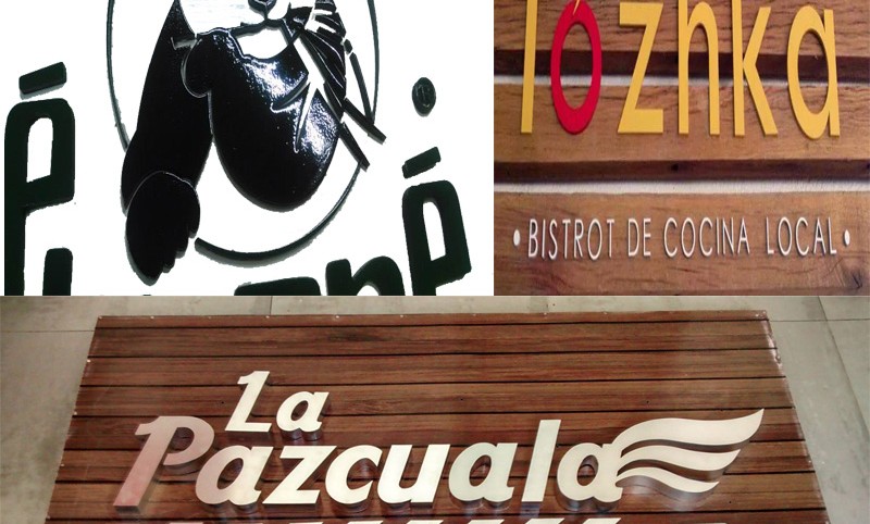 Letras y Logos corporativos en Acrilicos Corte Laser en Tijuana